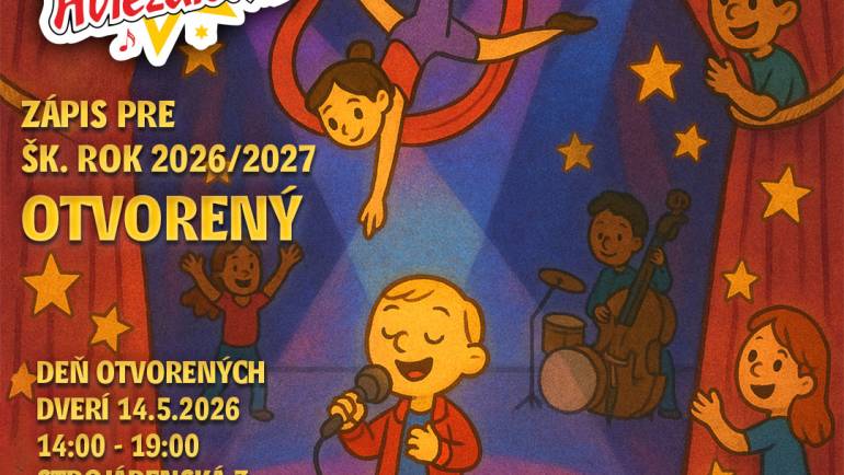 Deň otvorených dverí v SZUŠ Hviezdička: Rozvíjajte svoj talent u nás!